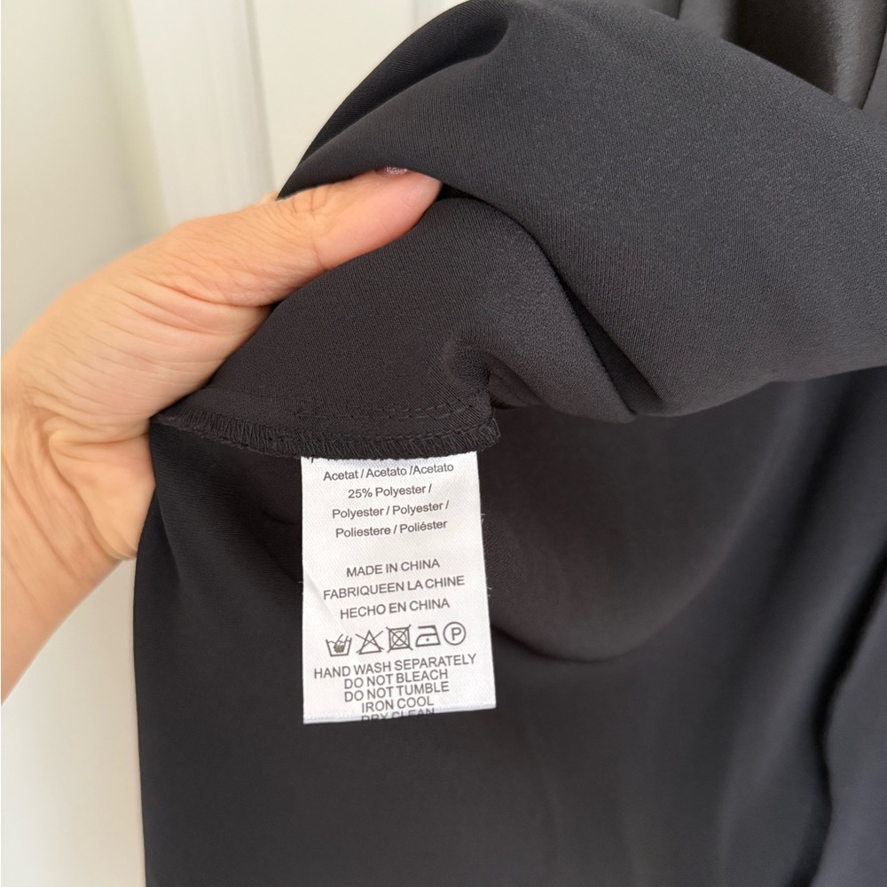 SAU Lee Penelope Low Cut Back Gown Black NEW with tags - Picture 6 of 7